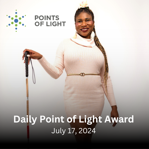Daily point of light award