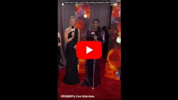 Lachi being interviewed on Grammy Live